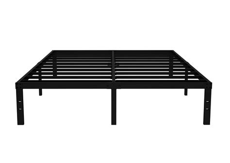 16 inch metal box bed frame|sturdy metal queen bed frame.